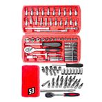 Moonshop Germany Cr-V Max 1/4 Circirli 53 Parca Lokma Anahtar Takimi Bits Uc Seti Tam Set