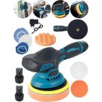 Moonshop Japan Taknoloj 88 V Li-Ion Cift Akulu 6 Kademe Devir Ayarli Pasta Cila Polisaj Zimpara Makinesi
