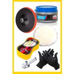 Moonshop Polisaj Ped Temizleme Fırçası Çizik Onarıcı Ped Çizik Onarıcı İlaç Jel Set