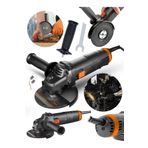 Moonshop Pro Metal Şanzuman Bakır Sargılı Avuç Içi Taşlama Demir Metal Kesme Makinesi Sprel 125 Mm..