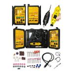 Moonshop Pro Seri 350 Parça Çift Makinalı Çok Fonksiyonlu Gravür Oyma Dremel Taşlama Zımpara Kesme Set