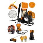 Moonshop Turbo Celik Disli 9,9Hp 63Cc Benzinli Sirt Tipi Tirpan Cayir Ot Bicme Makinesi +Canavar Baslik +Yag