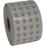 Moonstar 15 No 5 Rulo 50.000 Adet Etiketleme Makinesi Kontrol Etiket