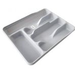 Moonstar Çekmece İçi Kaşıklık 5gözlü Çatal Bıçak Organızer 34x27cm-kş-172-gri