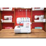 Moonstar Ev Tipi Overlok Dikiş Makinesi 3-4 Iplik / Model 320 Beyaz