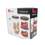 Moonstar Harmony Üçlü Saklama Kabı Hava Sızdırmaz-hm-set