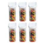 Moonstar Kuru Gıda Bakliyat Saklama Kabı 1,8 Lt 6 Lı Set Beyaz-mas-102