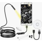 Moonstar Telefon Uyumlu Yılan Kamera 5m - USB Bağlantılı Su Geçirmez Endoskop Kamera Seti