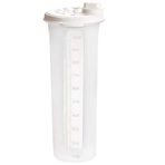 Moonstar Zeytinyağlık Yağdanlık Pratik Kapaklı Sızdırmaz 1100ML-OIL-903 Beyaz