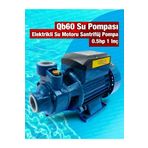 MoonTech Bakır Sargı Qb-60 1 Parmak 0.55 Hp 0.55 Kw Su Motoru Su Pompası Dinamo 220v