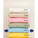 Moonzy Minimalist & Cozy - Egzersiz ve Konfor Yastığı - Çok Amaçlı Delikli Konfor Yastığı – Yan Yatma ve Yüzüstü Dinlenme Için - 25 x 25 cm - Mavi