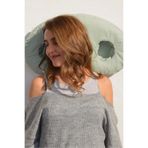 moonzy - minimalist & cozy Oval Çift Delikli Kulak Koruyucu Yastık – Yatan Hasta & Piercing Destek Yastığı