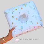 Moonzy Minimalist & Cozy , Piercing Yastığı , %100 Pamuklu Kumaştan Yıkanabilir Kılıflı, Kulak Delme Sonrası - 26 x 30 cm - Çok Renkli