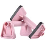 MOORSTDEL 2 kompakt şınav barı, 14,5 cm x 7,2 cm x 7,5 cm, hafif taşınabilir jimnastik ekipmanı, mini Push Up barlar, eklemleri koruyan üst vücut egzersiz aleti, kadınlar için şınav desteği