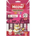 Moow Somonlu Keçi Sütlü 12GR x 6'lı Yavru Kedi Krema Ödülü