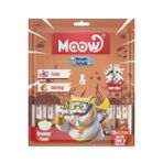 Moow Ton Balıklı Karidesli ve Keçi Sütlü Yetişkin Sıvı 30x12 gr Kedi Ödül Maması