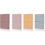 Mopak 14X20 Çizgi Desen Suni Deri Defter Kareli 0017
