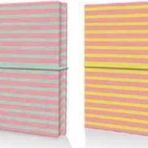 Mopak 14X20 Çizgi Desenli Suni Deri Defter Düz 0018