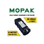 Mopak 56X16 Termal Yazarkasa Pos Rulosu 5 Paket 50 Adet Rulo