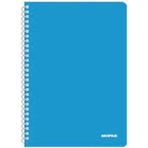 Mopak A4 96 Yaprak Spiralli Plastik Kapak Neon Kareli Defter
