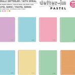 Mopak Pastel Serisi Spiralli Defter Pp Kapak 96 Yaprak Çizgili 8'Li