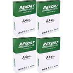 Mopak Rekort A4 80GR/M2 Fotokopi Kağıdı 2000 Adet (4PK*500) - beyaz