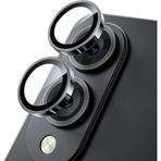 MOPAL iPhone 14 Pro / 14 Pro Max Uyumlu Kamera Lens Koruyucu | Çizilmeye Dayanıklı Temperli Saf Cam, HD Berraklıkta Kamera Koruma Aksesuarı (Siyah, S25 Edge)