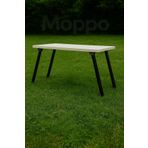MOPPO Katlanabilir Yer Sofrası, Kamp Masası Ayağı 60 Cm (4 ADET, VİDALAR DAHİL))