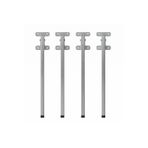 MOPPO Metal, Katlanabilir Yer Sofrası (KAMPA MASASI, SEHPA) Ayağı 25 Cm (4 ADET VİDALAR DAHİL)