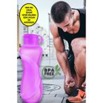 Mor 1500 ml Suluk, Okul, Spor, Işyeri Için Şık ve Hafif Su Şişesi - Seçenek 1