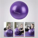 Mor 55 cm Pilates Topu, Dayanıklı ve Kullanışlı Egzersiz Ekipmanı