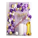Mor Balon Zinciri Seti 1 Yaş, 519489456478998