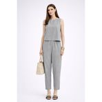 mor butik KADIN GRİ BLUZ PANTOLON İKİLİ TAKIM summer444