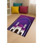Mor Cami Temalı Unisex Çocuk Seccadesi CS13