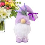 Mor Cüce Peluş | Lavanta Yılbaşı Süsleri - Noel Peluş Oyuncak, Ev Masa Süsleri, Kadınlar İçin Anneler Günü Hediyeleri Anne Qihuyi