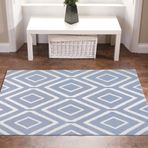 Mor Damalı Flanel Halı Kaymaz Kolay Temizlenen Solmaya Karşı Tasarım Genç Yatak Odası için 60 x 90 cm