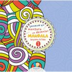 Mor Elma Yayıncılık Çocuklar İçin Mandala Boyama Kitabı-1 3 - 5 Yaş Komisyon Yazarlı