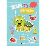 Mor Elma Yayınları 4-8 Yaş Arası Çocuklar İçin 32 Adet Çıkartmalı Boyama Kitabı ve Eğlenceli Etkinlik
