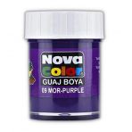 Mor Guaj Boya 25 Ml 1 Adet Nova Color Su Bazlı 25 Ml Guaj Boya Mor 1 Adet