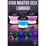 Mor Işıklı Projeksiyon Lambası