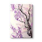 Mor Japon Ağacı Tablosu 70 x 100