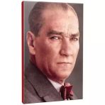 Mor Kelebek Ankara 64 Sayfa Çizgili Atatürk Defteri