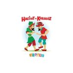 Mor Kelebek Hacivat ve Karagöz Çizgili Defter - 1 Adet - --