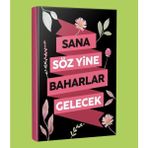 Mor Kelebek Sana Söz Baharlar Gelecek Çizgili Defter