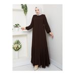 Mor Menekşe Belçim Model Ferace
