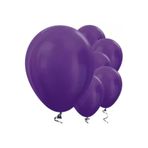 Mor Metalik 10 Adet Balon Çok Renkli