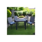 Mor Minder Sandalye Minderi Yıkanabilir Fermuarlı lastikli 4'lü AÇIK GRİ 4 Cm Sünger ALT 42X42 SIRT 42X42