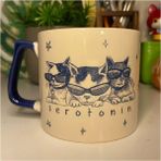Mor Mürekkep Cat = Serotonin Kedili Kupa - Lacivert