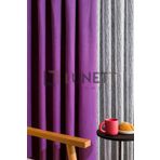 Mor Orta Pileli 1X2,5 Fon Perde 9203 lntor, 60 x 250