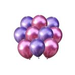 Mor-pembe Krom Balon 30 Adet